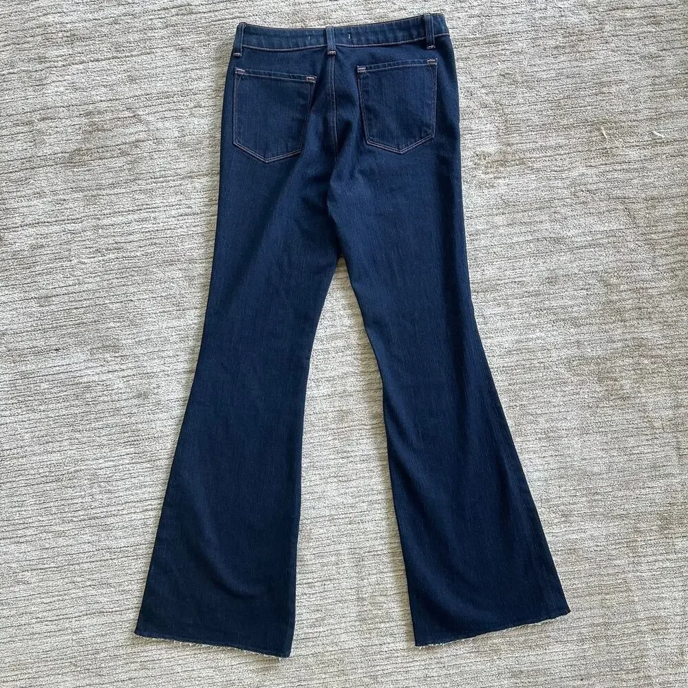 J Brand The Doll Super Flare Sz 29 Indigo Blue Dark Wash Stretch Jeans #1797‎